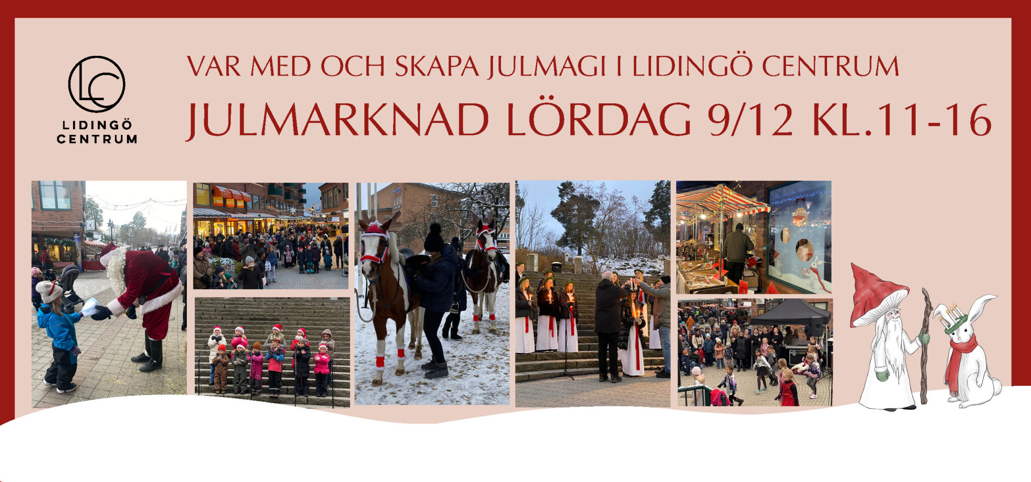 Var med och skapa julmagi i Lidingö Centrum. – Lidingö Centrum